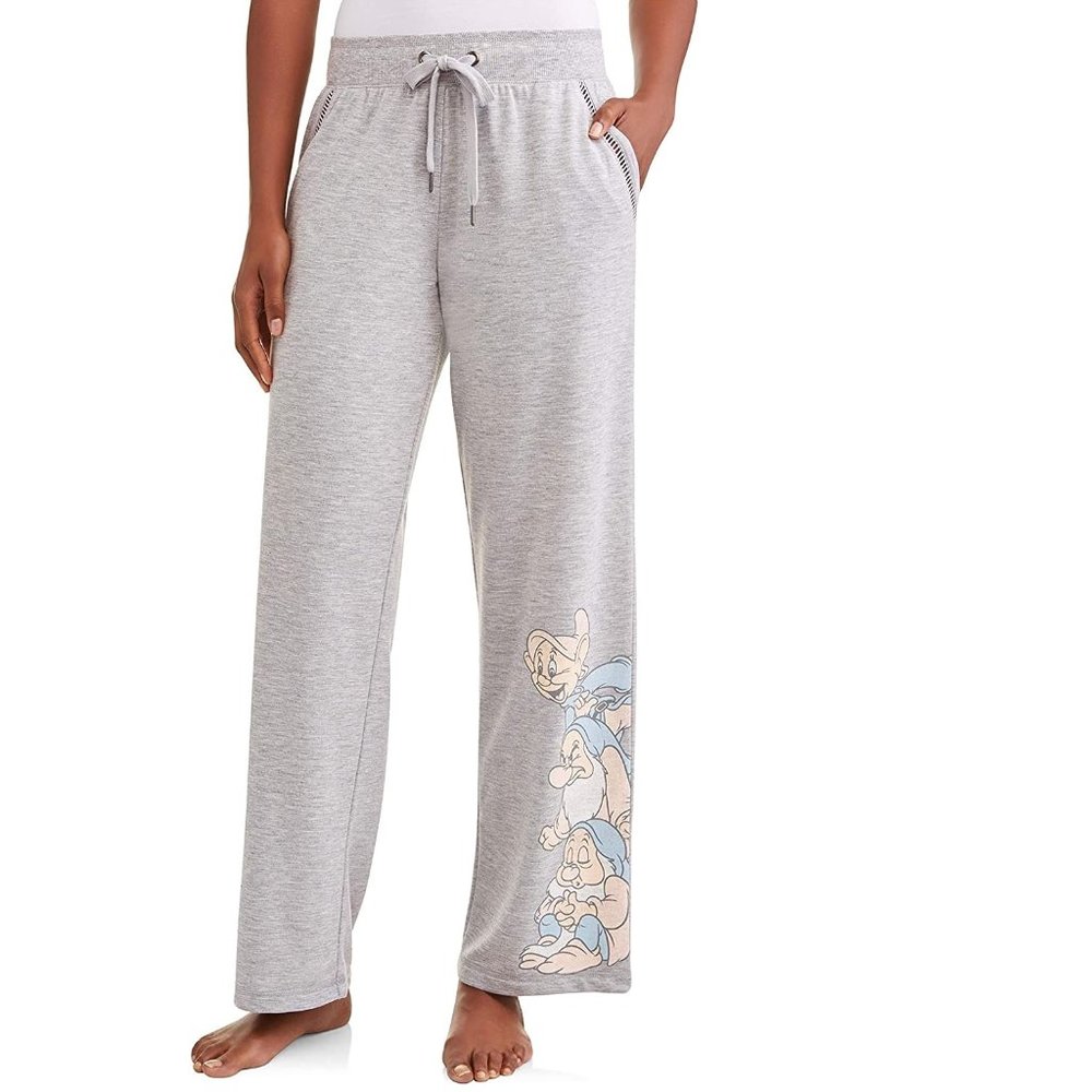 Women's Disney Snow White and The Seven Dwarfs Sleep Night Pajama Pants XS Med